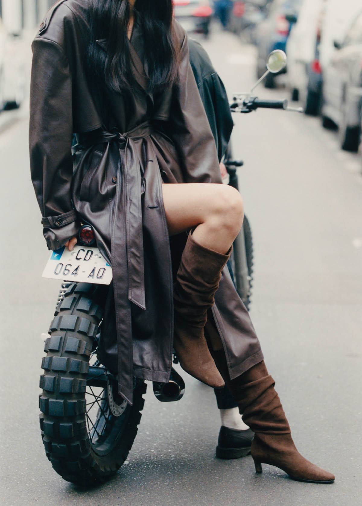 Kalila Suede Brown Leather Boots