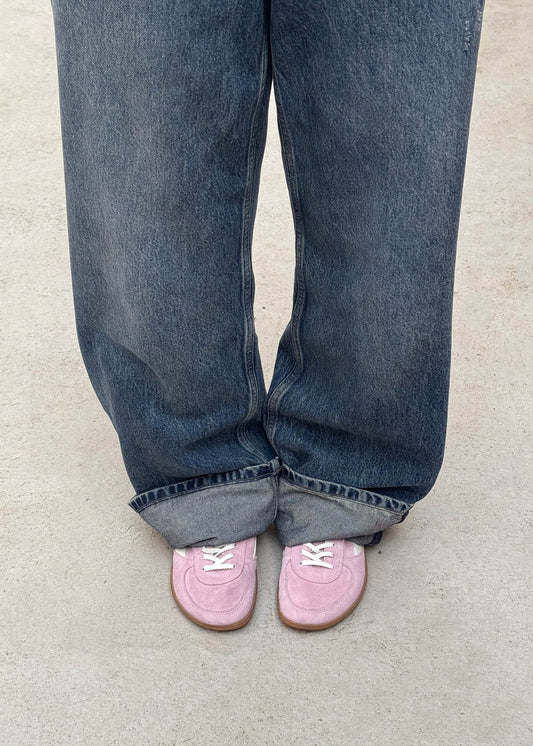 Tb.83 Barefoot Suede Pink Leather Sneakers