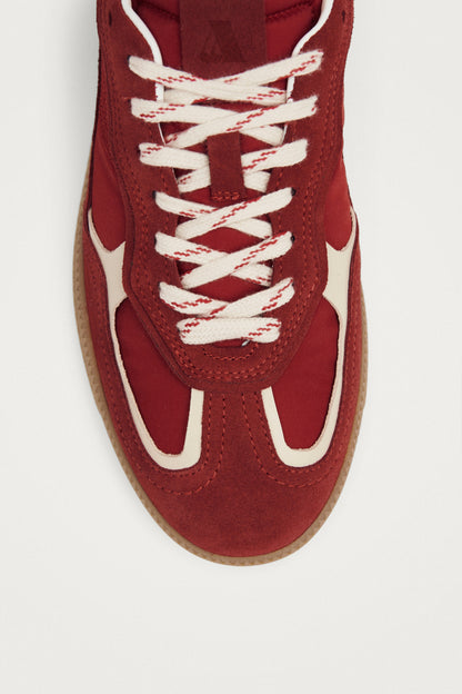 Tb.490 Rife Sheen Red Leather Sneakers