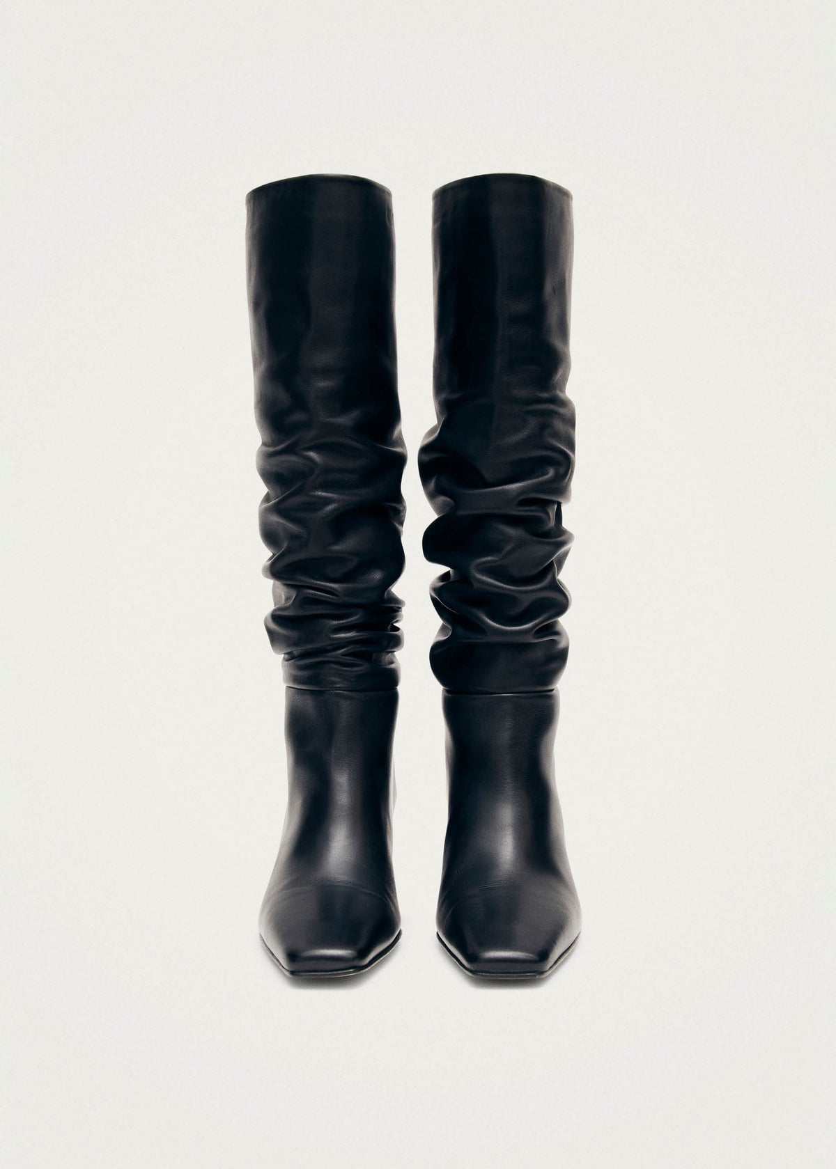 Kalila Black Leather Boots