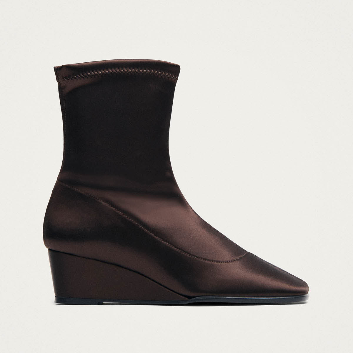 Auden Silky Dark Chocolate Textile Boots