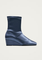 Auden Silky Gun Blue Textile Boots