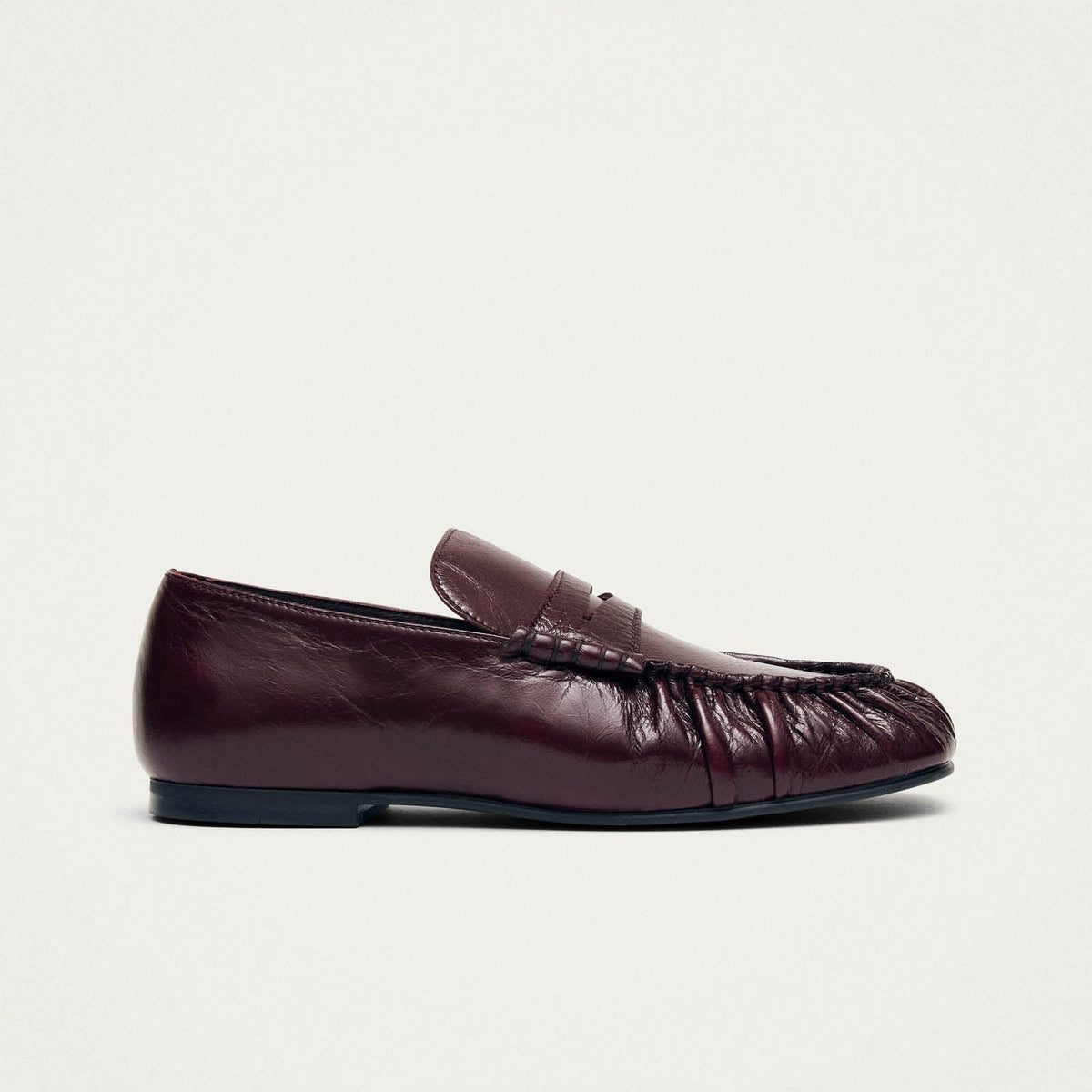 Aven Rift Burgundy Leather Loafers