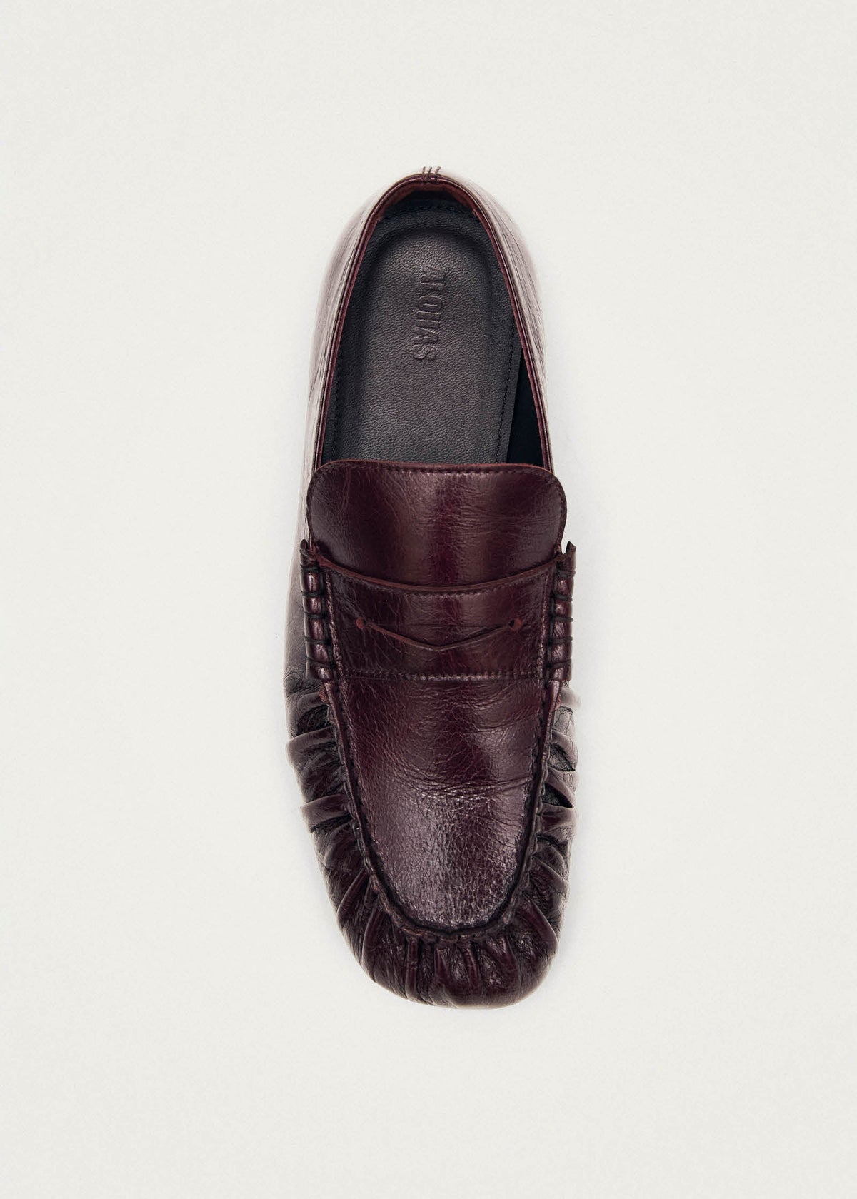 Aven Rift Burgundy Leather Loafers