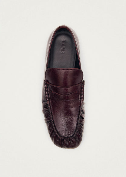 Aven Rift Burgundy Leather Loafers