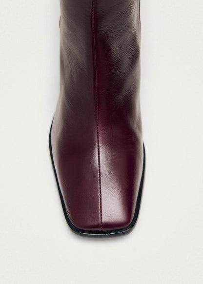 East Rift Burgundy Leather Boots