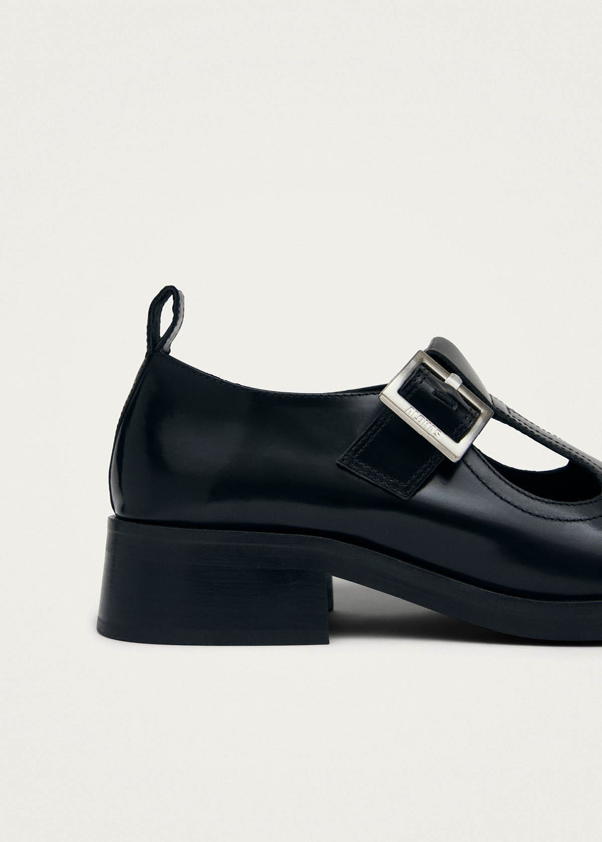Fiadh Black Leather Loafers