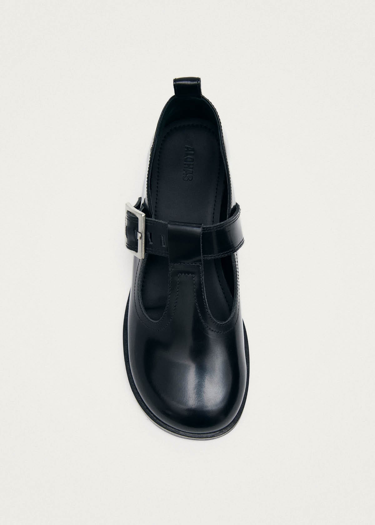 Fiadh Black Leather Loafers