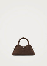 Hilma Mini Suede Brown Leather Bag