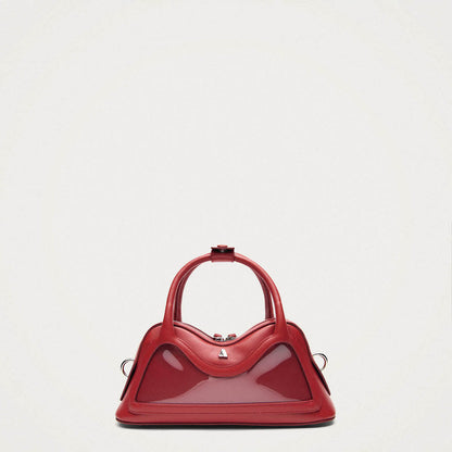 Hilma Mini Vinyl Red Leather Bag