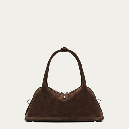Hilma Suede Brown Leather Bag