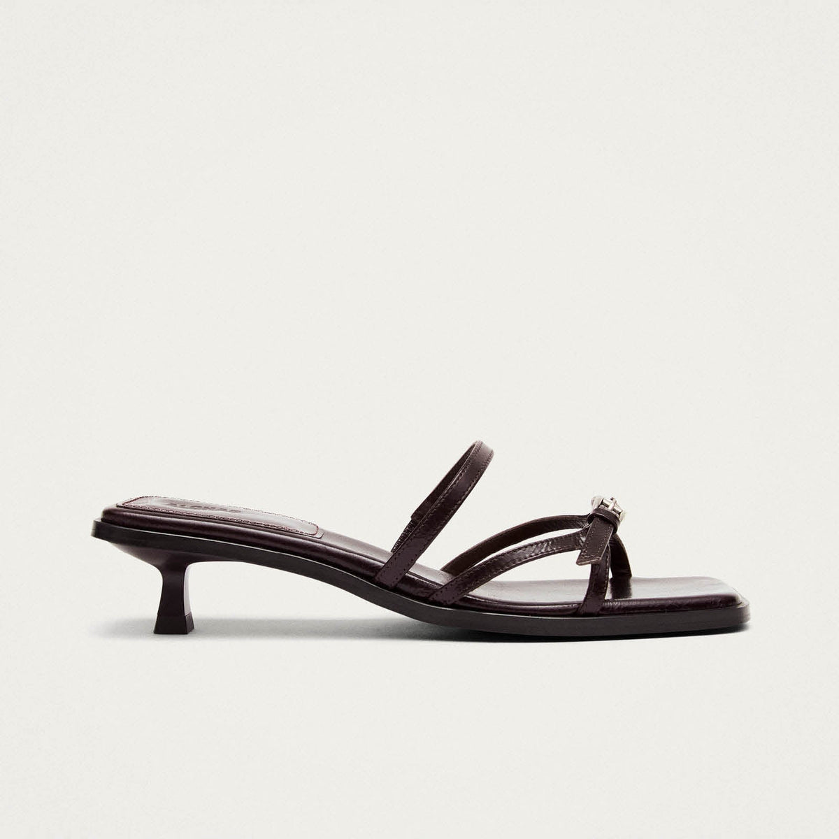 Liko Rift Dark Brown Leather Sandals