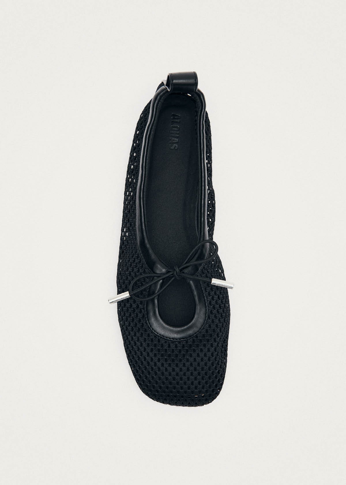 Rosalind Mesh Black Ballet Flats