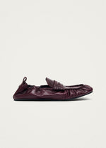 Sage Burgundy Leather Loafers