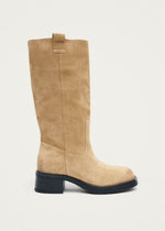 Sajan Suede Sand Leather Boots