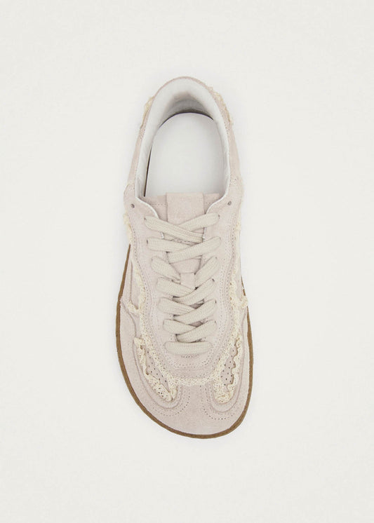 Tb.00 Barefoot Crochet Cream Leather Sneakers
