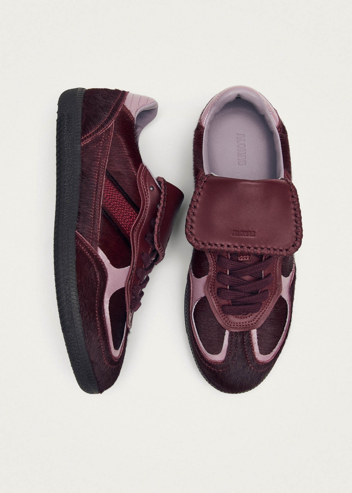 Tb.490 Club Soft Burgundy Leather Sneakers