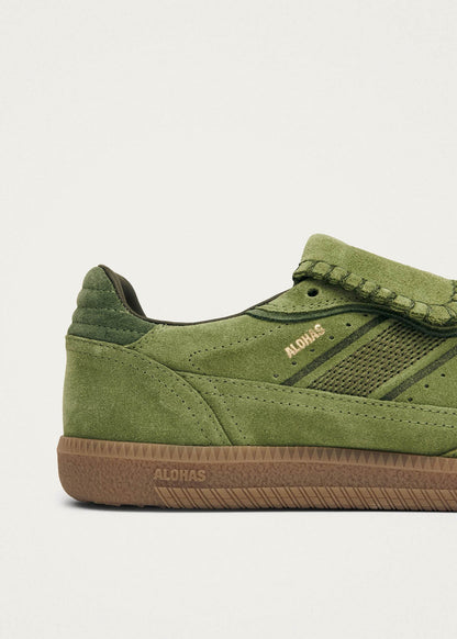 Tb.490 Club Suede Green Leather Sneakers