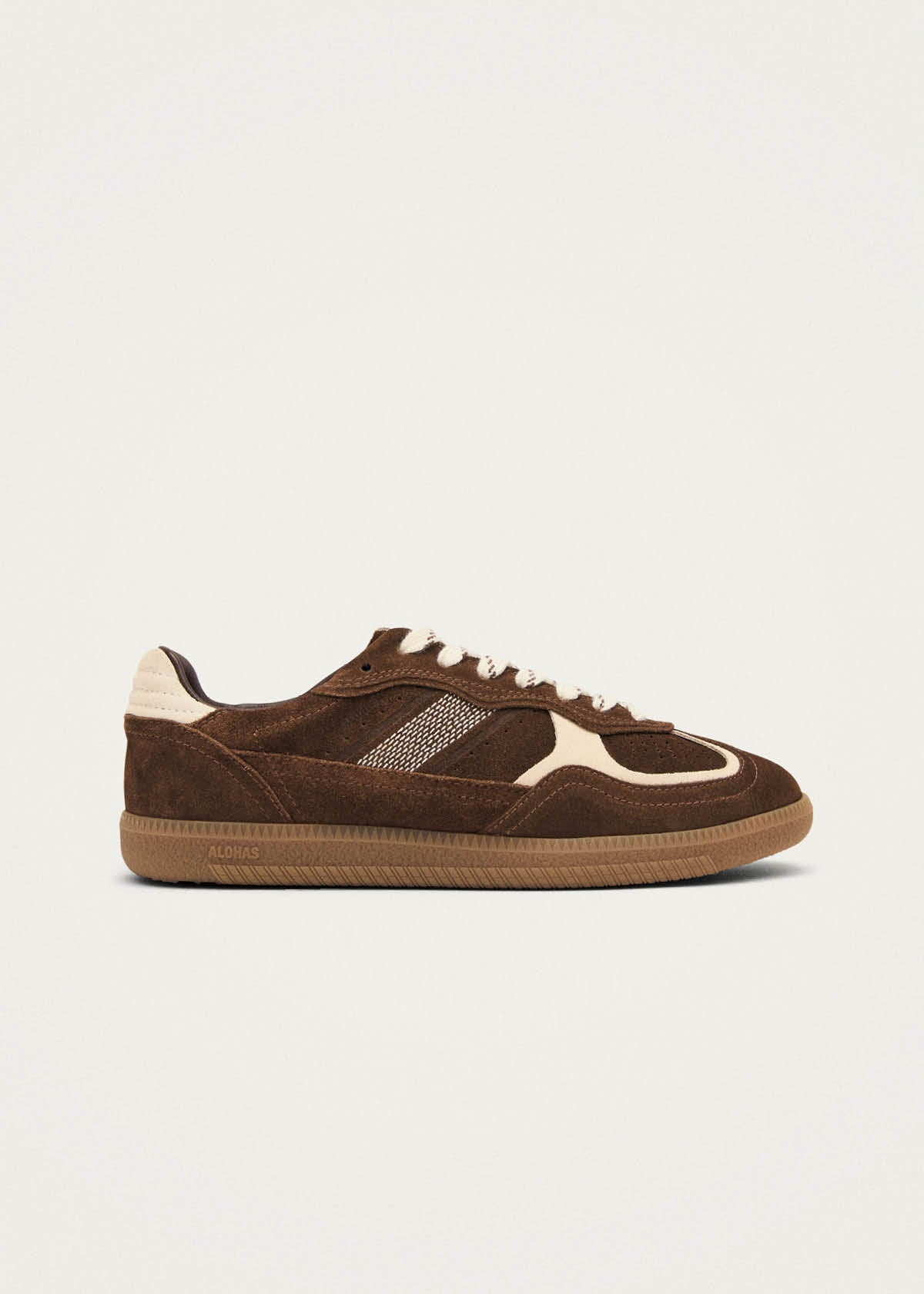 Tb.490 Rife Cocoa & Off White Leather Sneakers