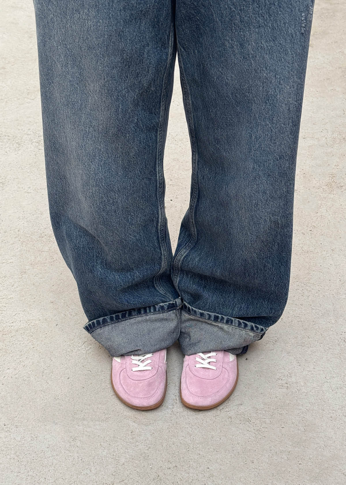 Tb.83 Barefoot Suede Pink Leather Sneakers