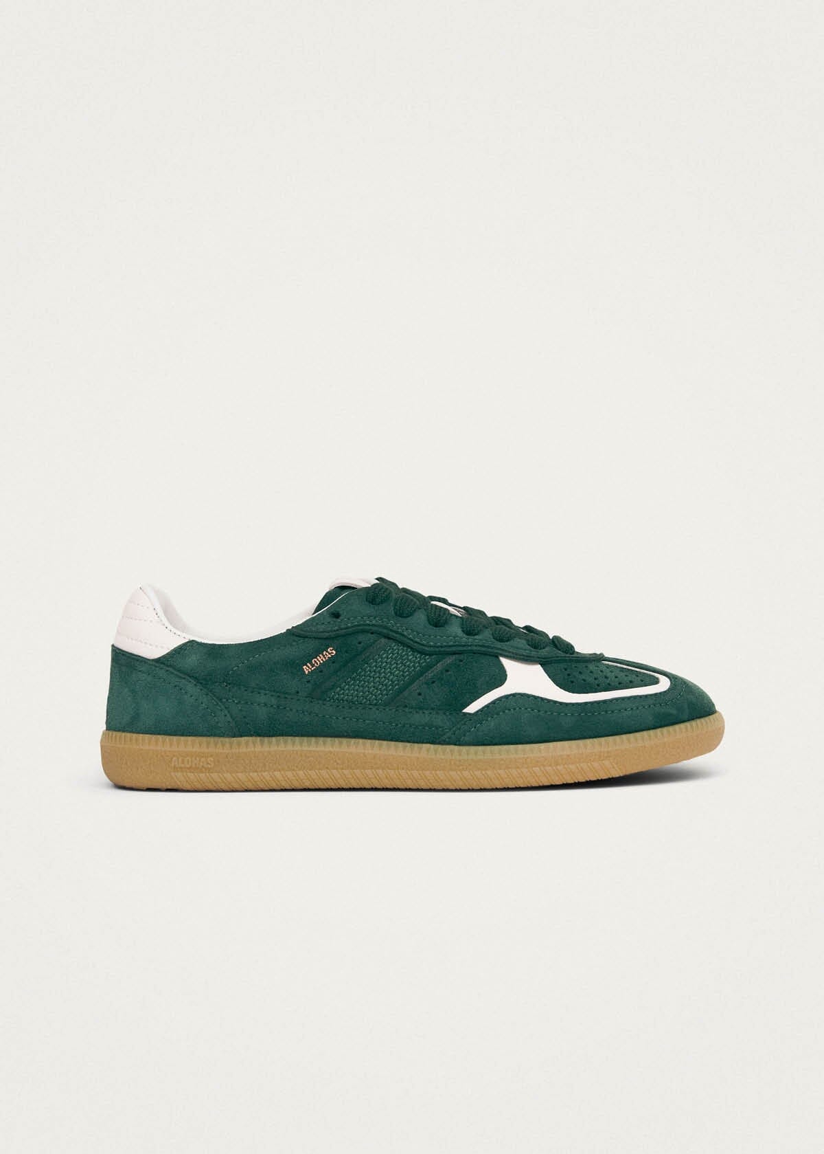 Tb.490 Rife Forest Green Leather Sneakers