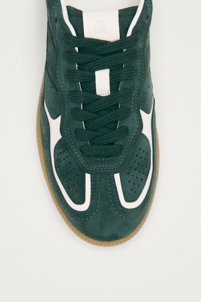 Tb.490 Rife Forest Green Leather Sneakers