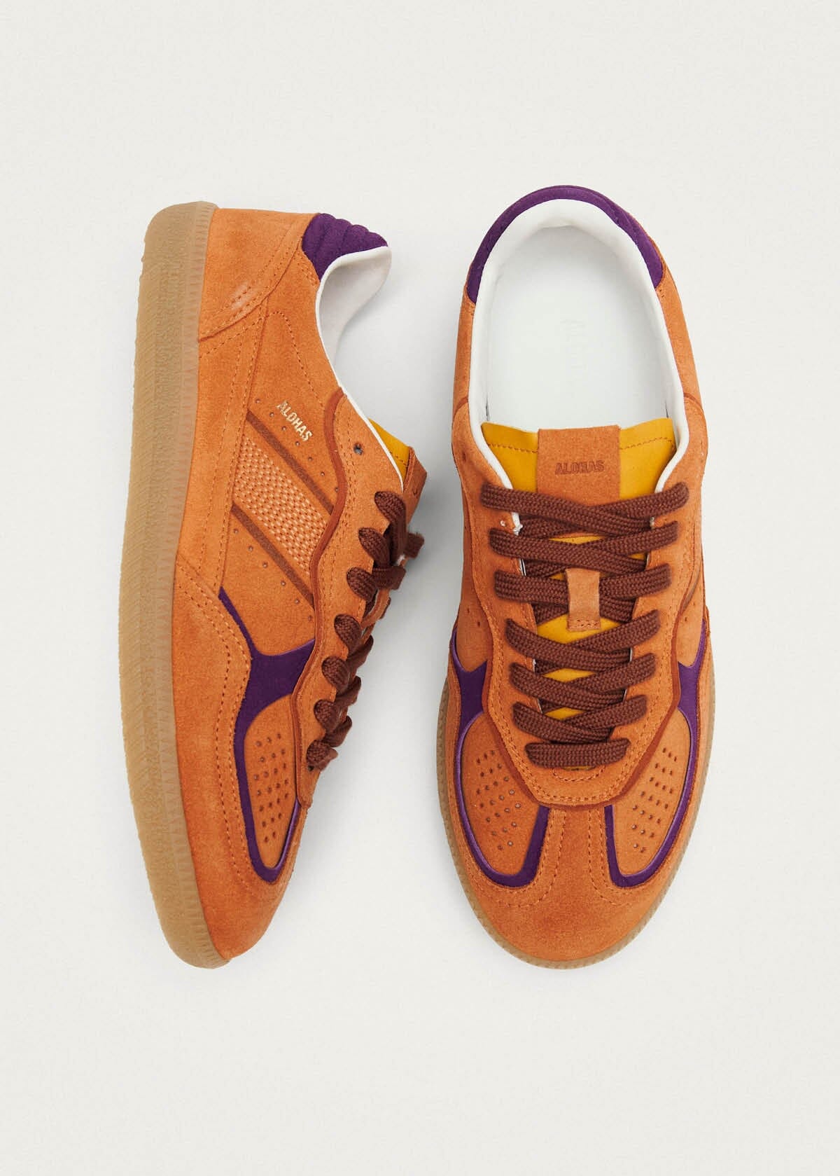 Tb.490 Rife Orange Leather Sneakers